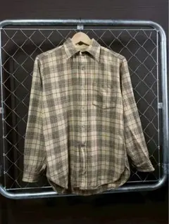 70s Pendleton チェックシャツM ボードシャツ　ウールシャツ