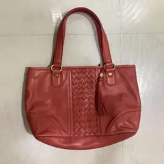 Cole Haan コールハーン レザー ショルダーバッグ ピンクレッドのサムネイル