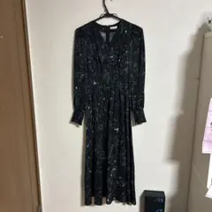FRAY I.D 花柄長袖ロングワンピース　サイズ0