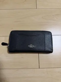 COACH ブラックレザー 長財布