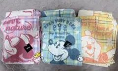 値下げ中！Disneyバスタオル3枚フェイスタオル3枚ミニハンカチ3枚のセット
