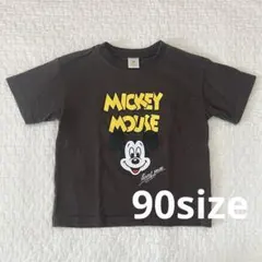 ミッキーマウス Tシャツ 90サイズ チャコール