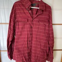 TOMMY HILFIGER 赤 チェックシャツシャツ 古着