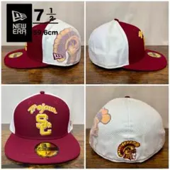 H52 NEW ERA 59/50 USCトロージャンズ 7 1/2 NCAA