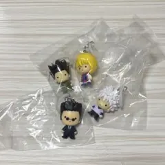ハンターハンター　めじるしアクセサリー　ゴン　キルア　クラピカ　レオリオ