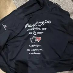Mark Gonzales ブラック ジップアップパーカー