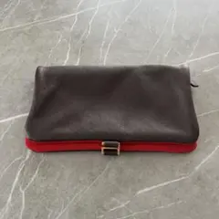 チセイ　Chisei リバーシブルレザークラッチバック　メンズ