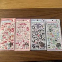 3D ステッカーシール 4枚セット