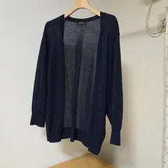 【美品】リフレクト 長袖カーディガン　９号　ネイビー