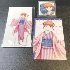 ジャンプフェスタ 限定 ローソン 銀魂 アクリルスタンド 缶バッジ ポスカ 神楽