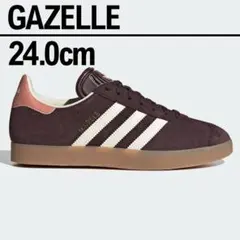 adidas GAZELLE W 新品未使用 24.0cm ブラウン×ピンク