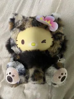 （新品未使用） ハローキティ ファインフェイスキャット ヒョウ柄