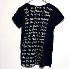 ジューシークチュール Tシャツ 総柄 黒 00s y2k 平成 男子 女子のサムネイル