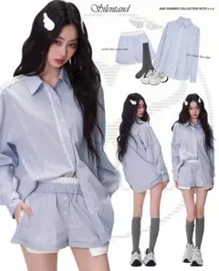 silentand over cotton lace shirt andwang