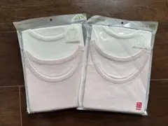 ユニクロ　ベビー　コットンインナーT 2枚組　100㎝　2点セット
