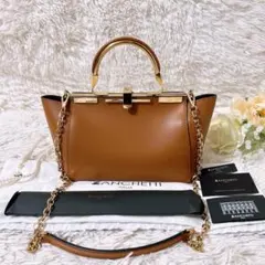 トマト　最終お値下げ　美品ZANCHETTI ライトブルー ハンドバッグ トマト様専用 最終お値下げ 美品ZANCHETTI ライトブルー