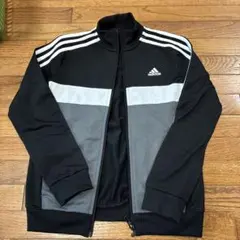 adidas ジャージ 黒/グレー