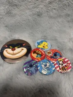 ディズニーストア 缶バッチセット