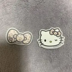 Hello Kitty 豹紋瀏海夾