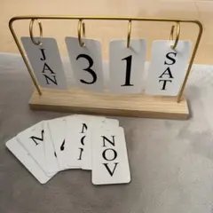 まうす様専用 卓上カレンダー 木製スタンド付き