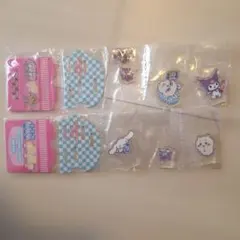 ちいかわ×サンリオ　アクリルスタンド モモンガ×クロミ　ちいかわ×シナモロール