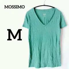 MOSSIMO【M】Tシャツ グリーン Vネック 半袖 シンプル 緑のサムネイル