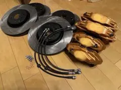 送料込　Z33 純正ブレンボ&エンドレススリットローター&MX72plusパッド 送料込 Z33 純正ブレンボ&エンドレススリットローター&MX72plusパッド