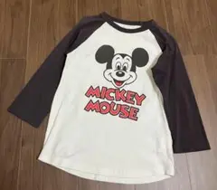 グローバルワーク　ミッキー 七分袖Tシャツ130