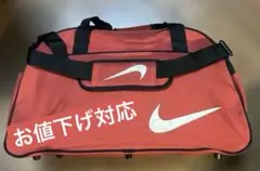 NIKE ダッフルバッグ スポーツバッグ レッド