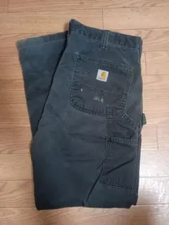 カーハート ワークパンツ ペインターパンツ w36　ブラック　フェード