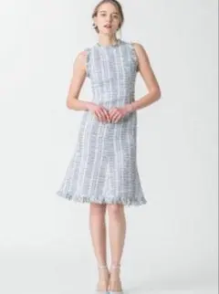 【新品タグ付き】CELFORD ツイード ノースリーブ ワンピース M