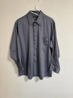 90’S 「Arrow」グレー ブロードシャツ 長袖 シャツ XL