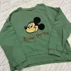 マーキーズ☆ミッキーマウス 緑色 スウェット トレーナー