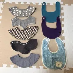 ベビースタイ 8点セット まとめ売り 男の子 保育園 西松屋他