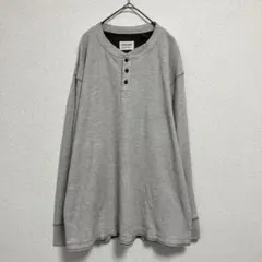 ラングラー ヘンリーネック サーマル XL 灰 無地 カジュアルのサムネイル