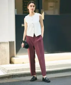 3Dストレッチハイウエストパンツ