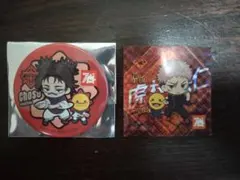 呪術廻戦　虎杖ステッカー　脹相缶バッチ　コジマコラボ