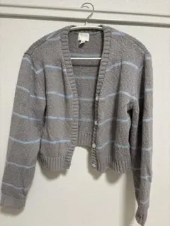 ストライプカーディガン