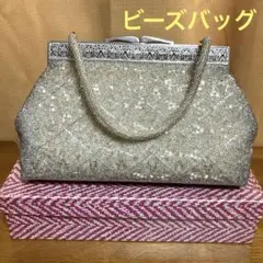 昭和レトロ　ビーズ　ハンドバッグ　クラッチバッグ　パーティバッグ　和装用バッグ