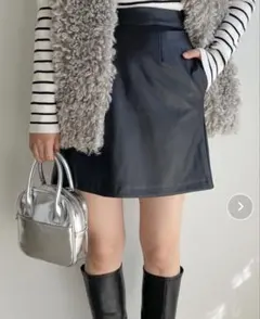 LOWRYSFARM アソートミニスカート レザー