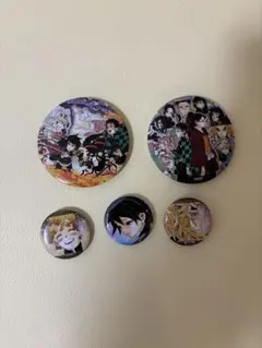 鬼滅の刃　缶バッジ 5個セット