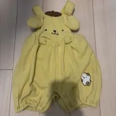 ポムポムプリン　サロペット　ロンパース　70