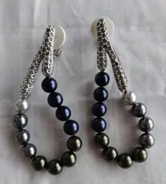 SWAROVSKI マルチカラークリップイヤリング