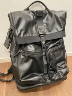 TUMI Alpha Bravo ロールトップバックパック レザー　リュックのサムネイル