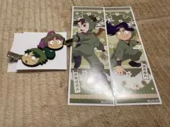 忍たま乱太郎　三年生　前髪クリップ　ロングステッカー