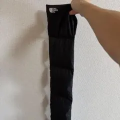 【極暖】ノースフェイス ロゴマフラー ブラック 男女兼用のサムネイル