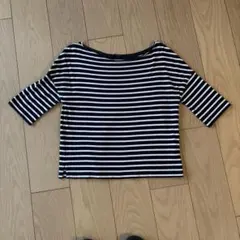 トゥモローランド　MACPHEE ボートネックストライプTシャツのサムネイル