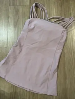 イージーヨガ❤︎ピンク ストラップタンク