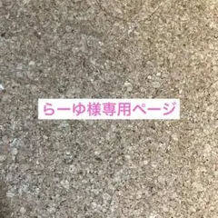 らーゆ様専用ページ