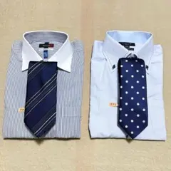 タケオキクチ・TAKAQ ネクタイ、イオン・TAKAQワイシャツ 4点まとめ売り